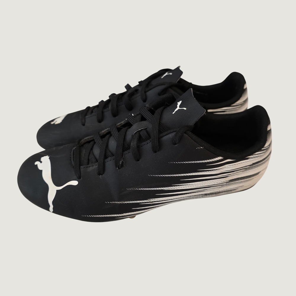Puma Mens Soccer Cleats Rapido III FG/AG Size 8 Black White 108493-01